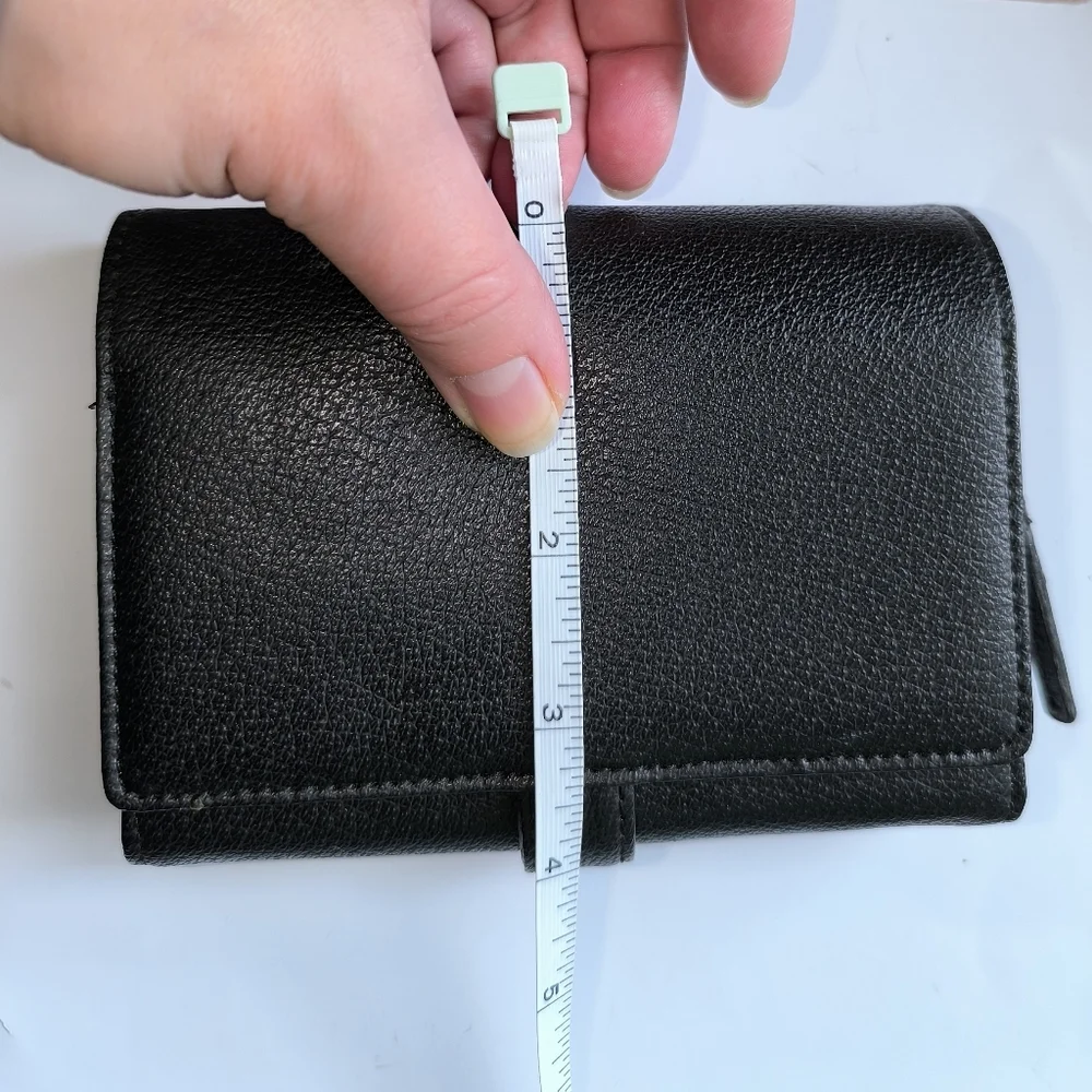 Mike Fulton Black Leather Milti-functional Wallet